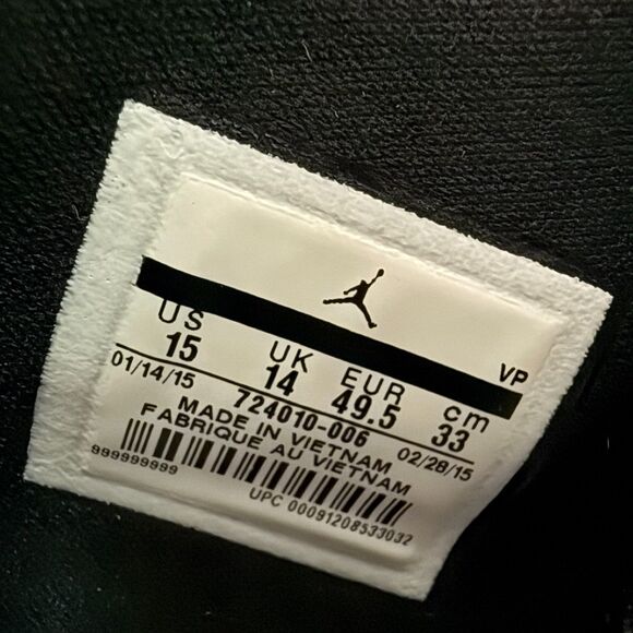 Size 15 - Air Jordan Eclipse Shoes Men's Wolf Grey/Infared Sneakers 724010-006 - Picture 7 of 10
